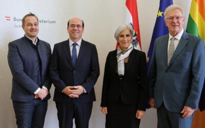 Arbeitsgespräch mit Bundesministerin Anna Sporrer
