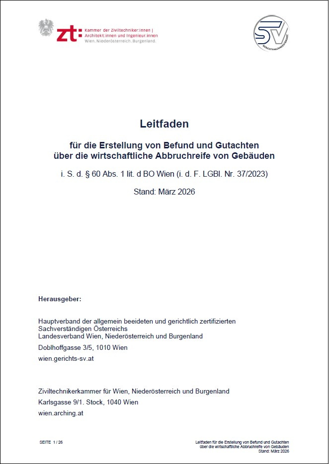 Leitfaden_Wirtschaftliche Abbruchreife von Gebäuden_März 2026_Roland Popp_Deckblatt