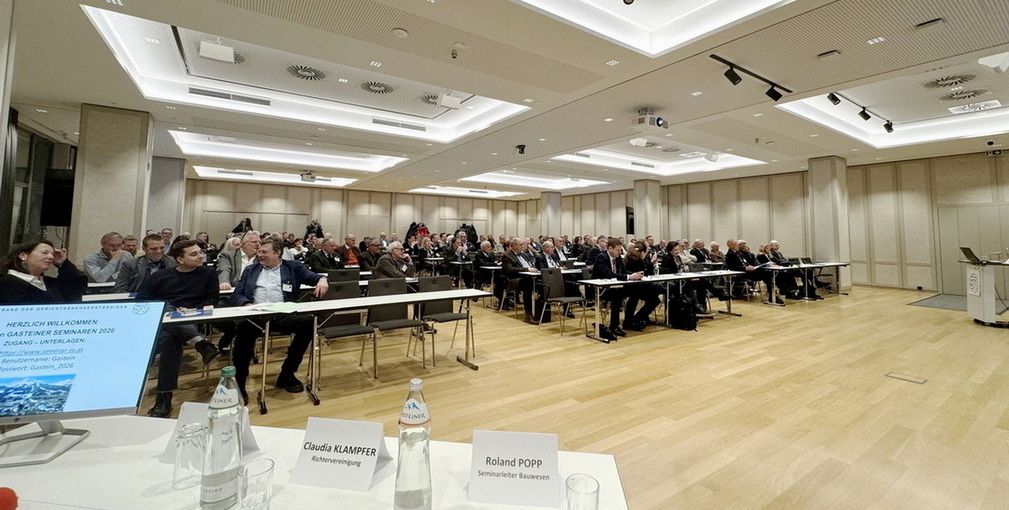 47. Internationales Fachseminar Bauwesen 2026 für Sachverständige und Juristen im Kongresszentrum Bad Hofgastein